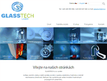 Tablet Screenshot of glasstech.cz